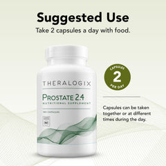NSF Certified badge on Theralogix Prostate 2.4 bottle