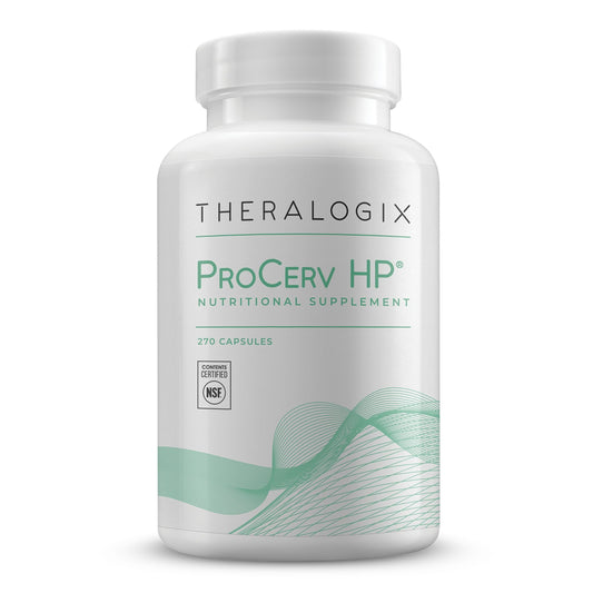 Bottle of Theralogix ProCerv HP immune support multivitamin