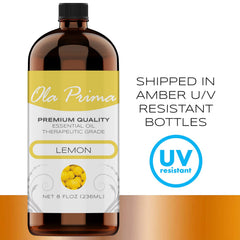 Therapeutic-grade lemon essential oil by Ola Prima