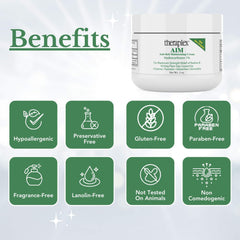 Theraplex AIM application on hand demonstrates topical relief for irritated skin