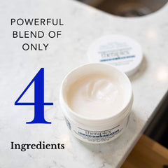 Theraplex Eczema Therapy fragrance-free label emphasizing sensitive-skin suitability.