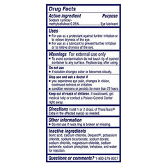 TheraTears Extra Dry Eye Drops bottle-side view showcases portable, daily-use packaging.