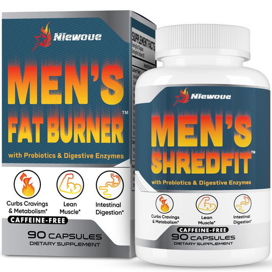 Bottle of Thermogenic Fat Burner for Men with 90 capsules