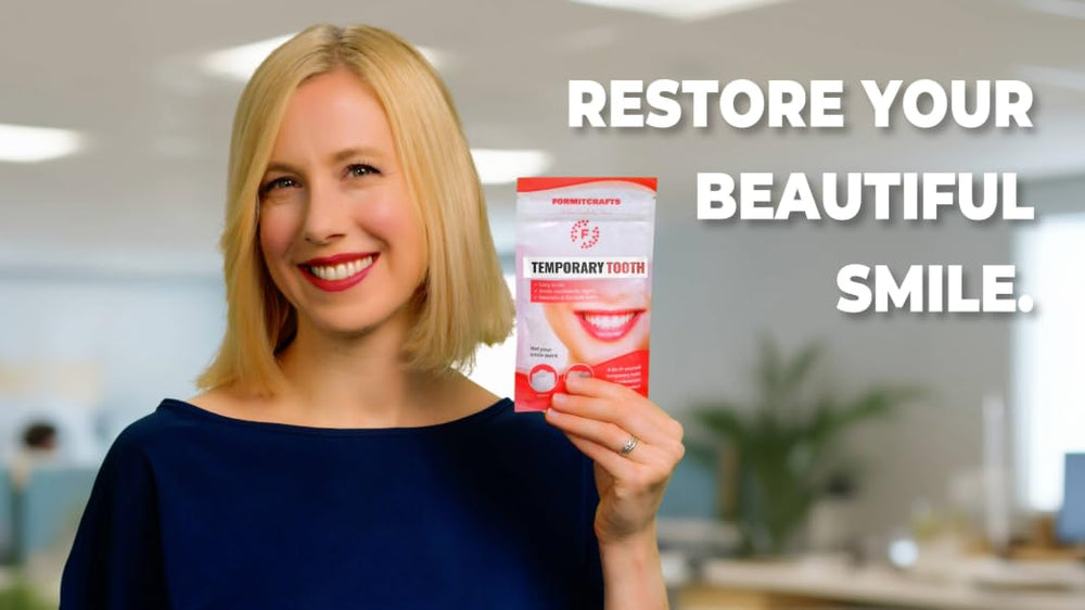 Polymer plastic beads for DIY at-home dental repair