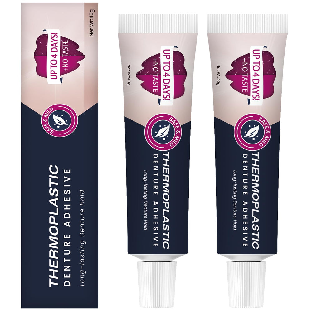 Packaged Thermoplastic Denture Adhesive - 2 pieces