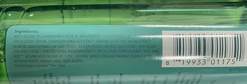 Thicker Fuller Hair serum ingredients quinoa caffeine for styling support.