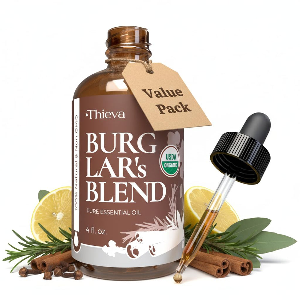 THIEVA Immunity Essential Oil Blend bottle 4 oz (118 ml) in amber glass