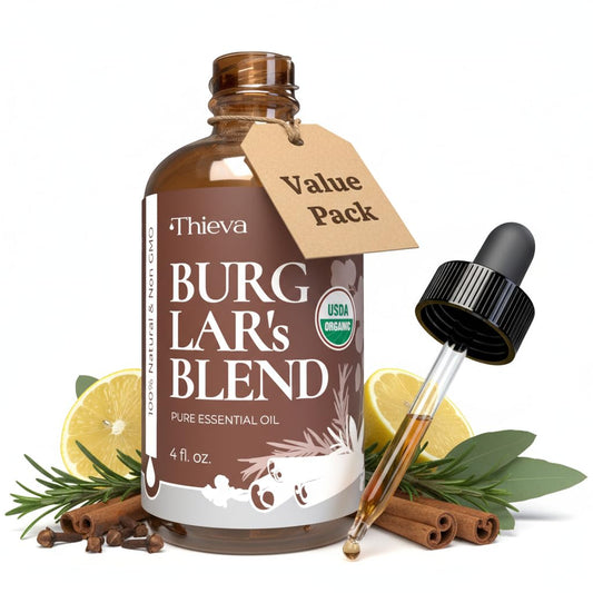 THIEVA Immunity Essential Oil Blend bottle 4 oz (118 ml) in amber glass