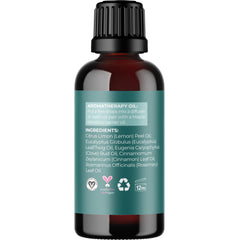 Cleansing concept with essential oils for diffusers