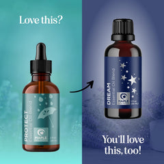 Rosemary and lemon essential oils displayed together