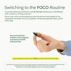 Cognitive boosters blend for focus and memory