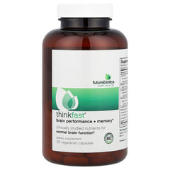 ThinkFast Futurebiotics 120 VCaps bottle label close-up