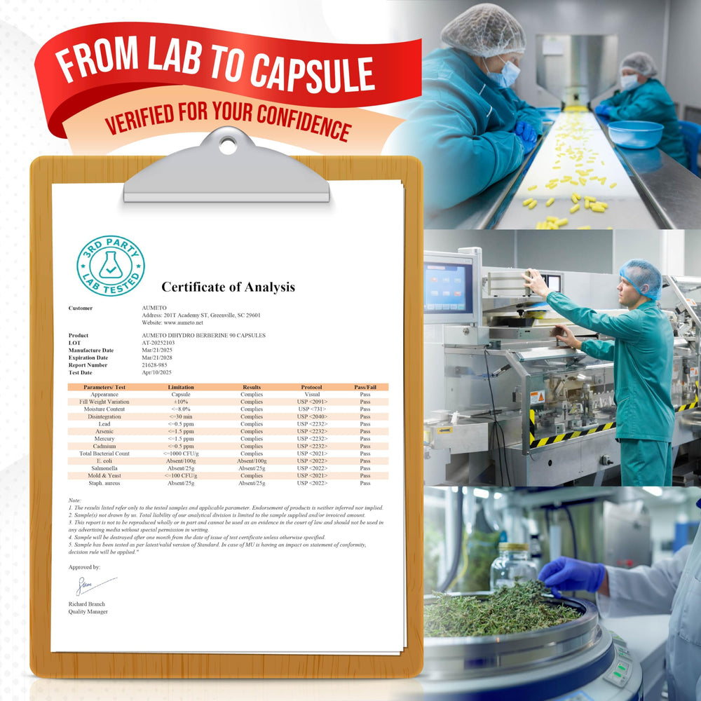 Third-party lab testing seal