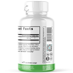 Label showing third-party lab testing in the USA