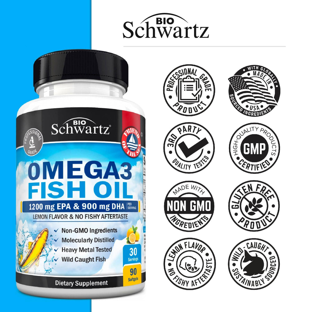 Third-party purity testing certificate for omega-3 oil