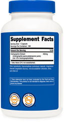 Manufacturing facility: third-party tested in GMP-compliant, FDA-registered facility