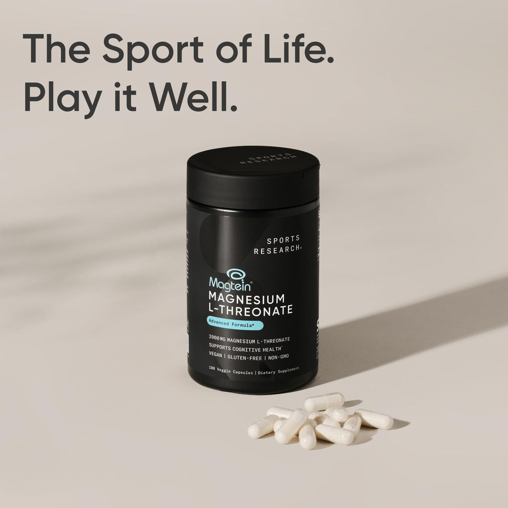 One-month supply of magnesium L-threonate capsules