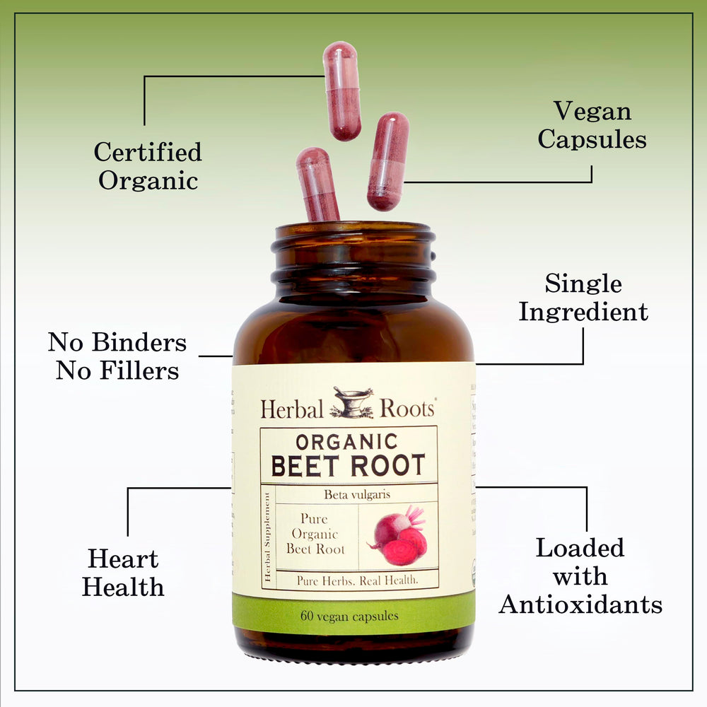 Third-party lab testing certificate for beet root supplement