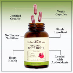 Third-party lab testing certificate for beet root supplement