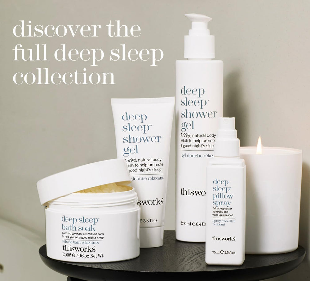 User applying pillow spray before bed