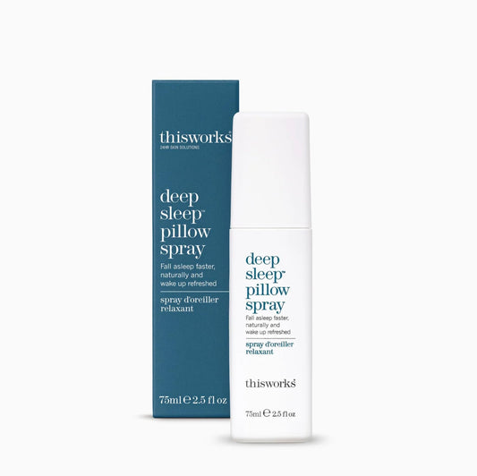 thisworks Deep Sleep Pillow Spray bottle 75ml on white