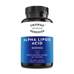 Thomas All-Natural Remedies Alpha Lipoic Acid 600mg 120 capsules bottle