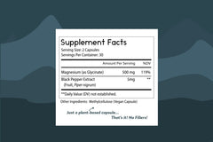 Label highlighting non-GMO and no fillers
