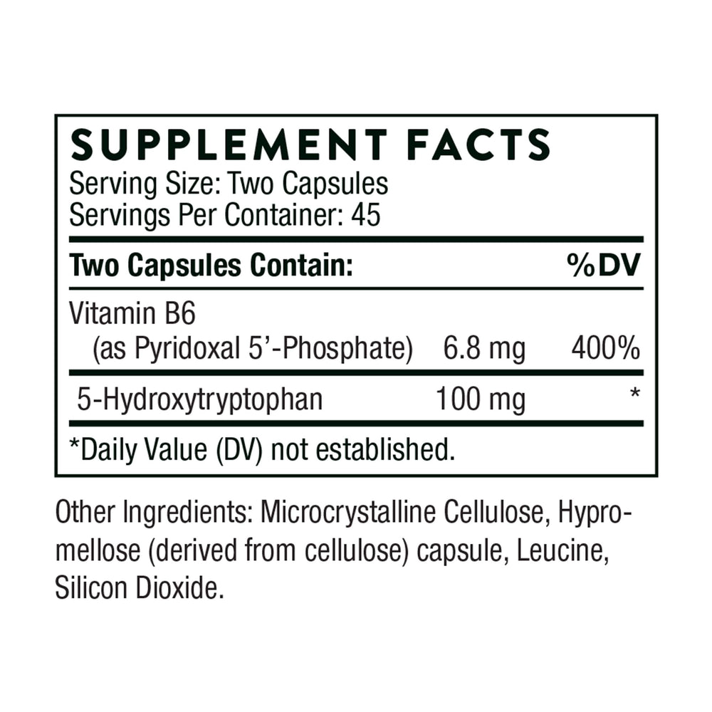 THORNE 5-HTP for stress support