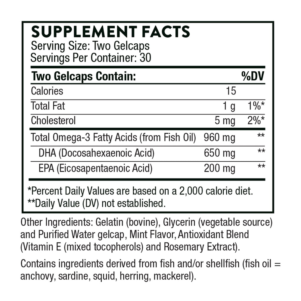 Brain aging support with THORNE DHA and EPA
