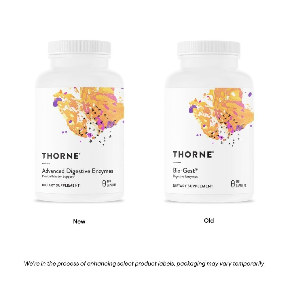 90 servings indicator on THORNE bottle label