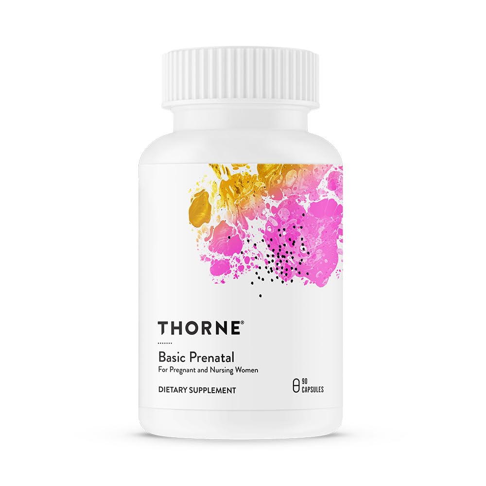 Thorne Basic Prenatal bottle with label