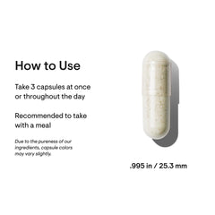 Thorne Basic Prenatal supplement facts panel