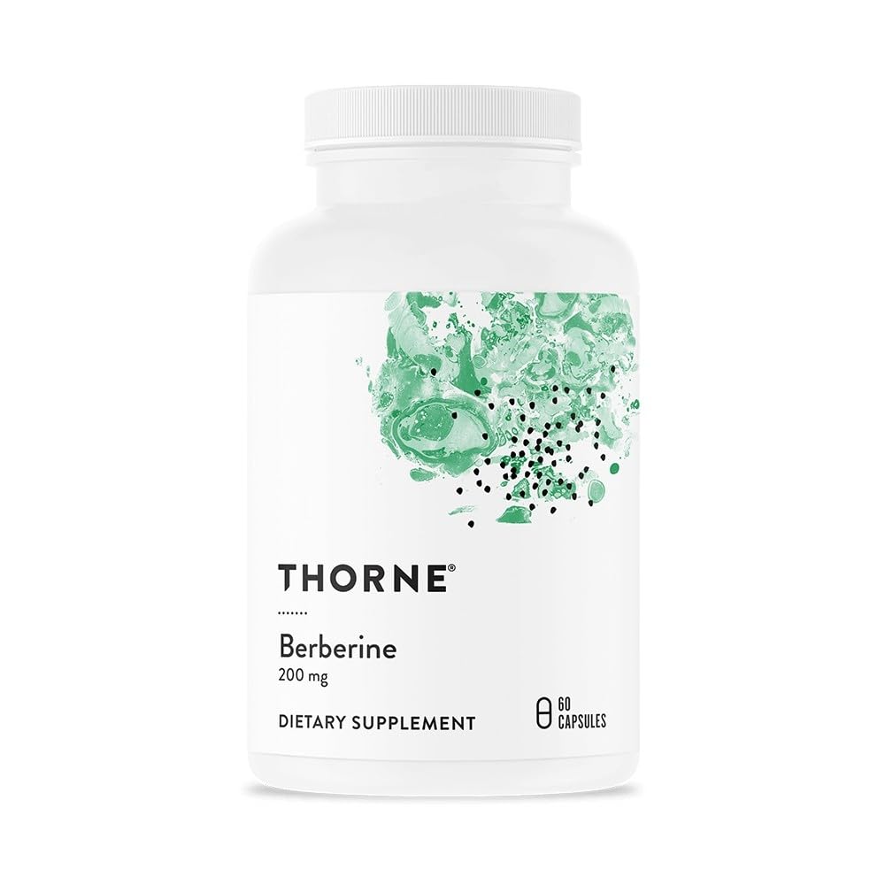 THORNE Berberine 200 mg bottle and label
