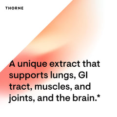 Athletes trust Thorne brand for quality Boswellia Phytosome