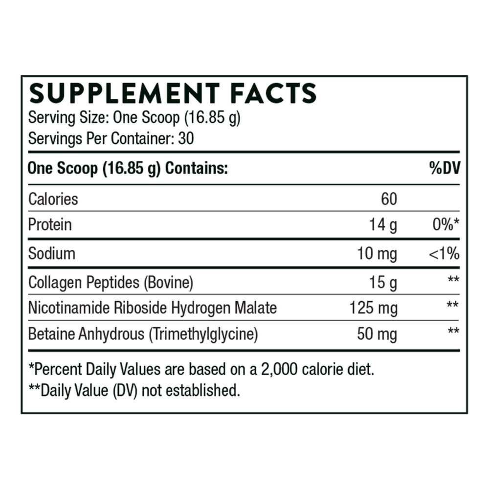 Nicotinamide riboside component included with Collagen Fit