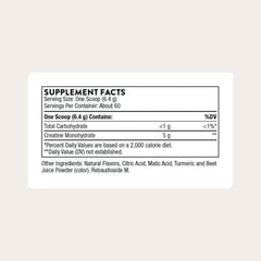 Thorne Creatine micronized powder with scoop emphasizes quick, easy mixing