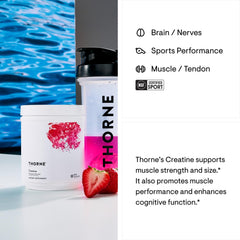 Graphic illustrating muscle endurance with creatine