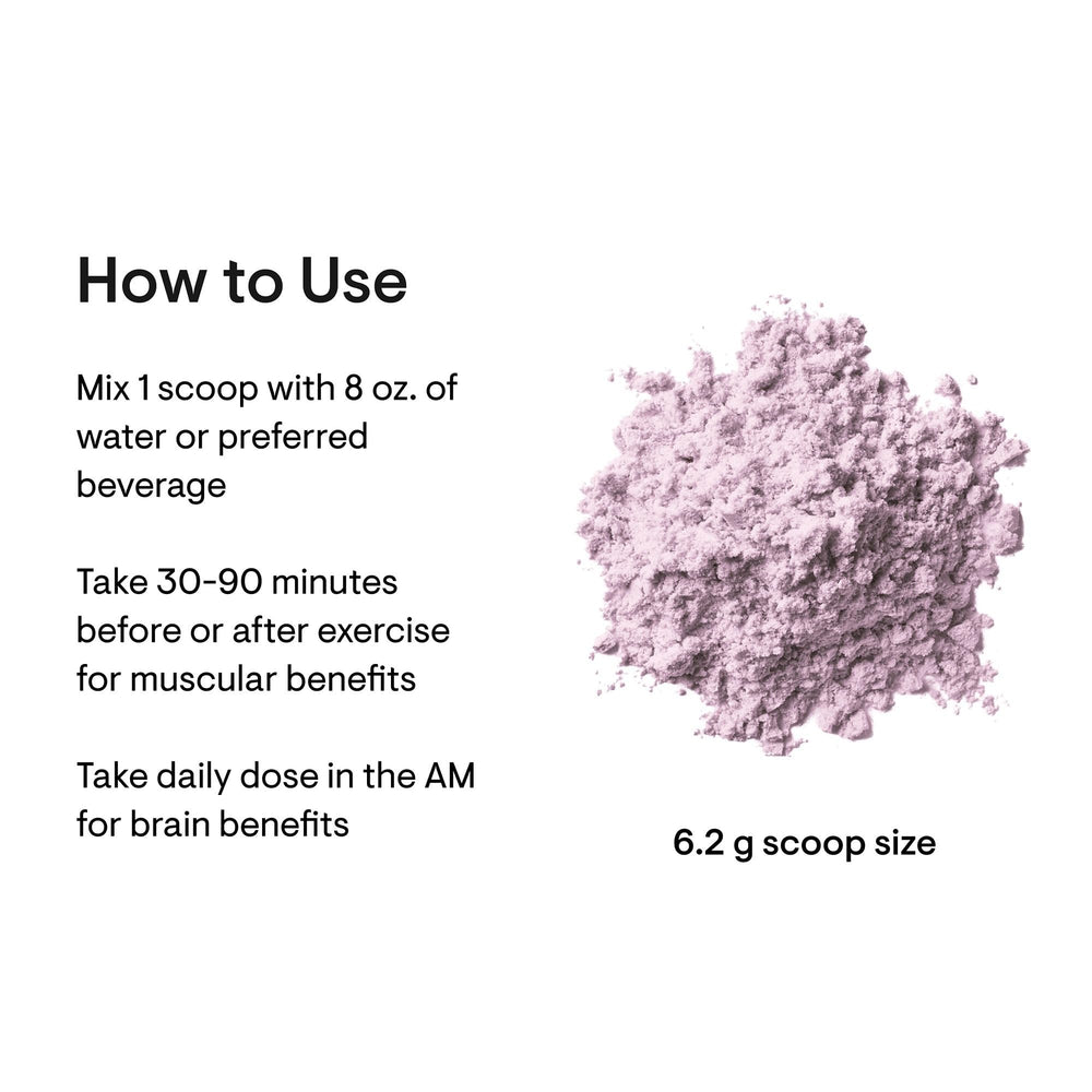 Close-up of Thorne Creatine Strawberry powder bottle
