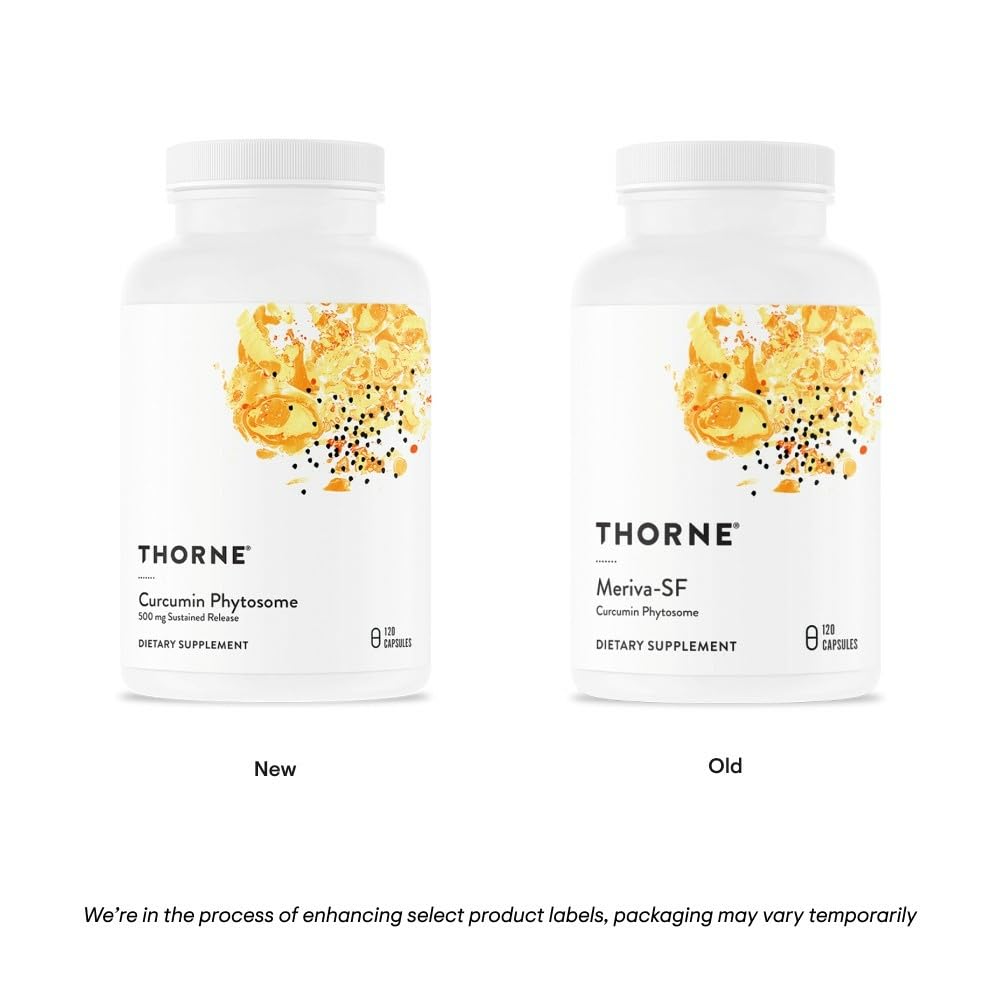 Close-up of Meriva label and curcumin study claims