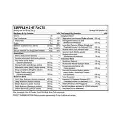 Greens blend featuring matcha, spirulina, moringa