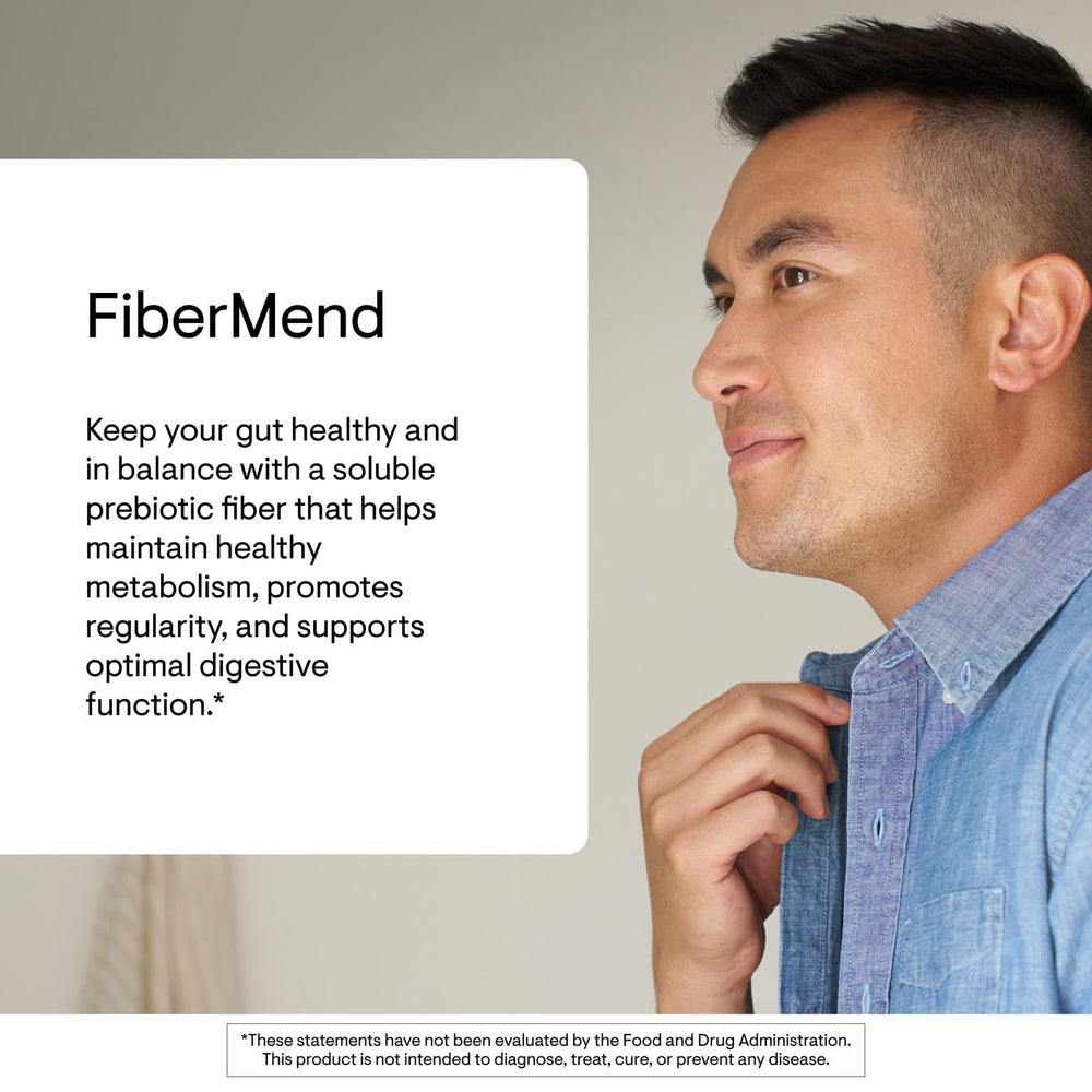 THORNE FiberMend packaging with label and certification