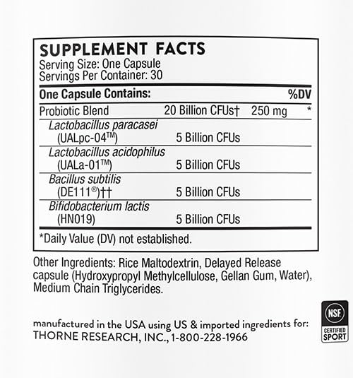 Close-up of FloraSport 20B label