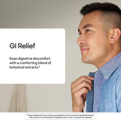 THORNE GI Relief tea idea image demonstrates warm, soothing practice after meals.