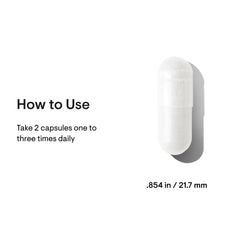 Close-up of THORNE Glycine label