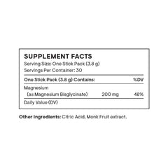 Single 0.13 oz magnesium stick pack with label visible