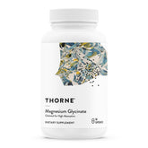 Bottle of THORNE Magnesium Glycinate 90 servings with label