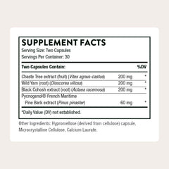 THORNE Meta-Balance label details showing third-party tested quality