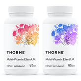 Thorne Multi-Vitamin Elite AM formula bottle label