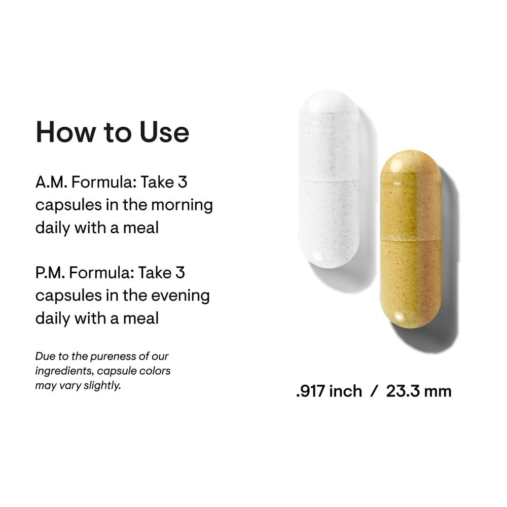 PM formula Relora and magnesium for restful sleep