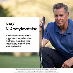 NAC 500mg aiding respiratory benefits